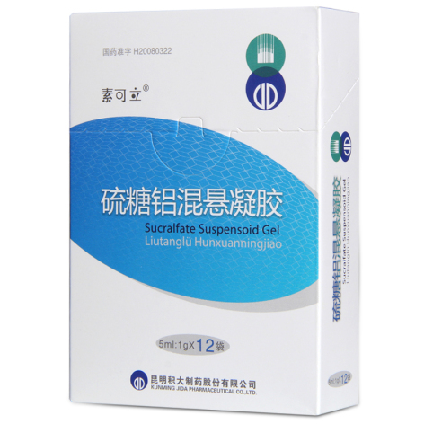 硫糖铝混悬凝胶(素可立)包装主图 硫糖铝混悬凝胶(素可立)包装主图