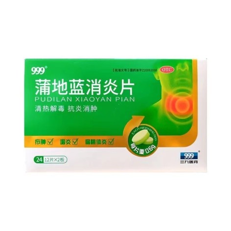蒲地蓝消炎片(999)包装主图