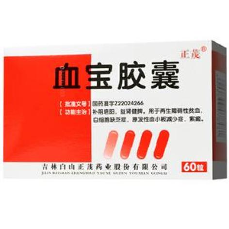 血宝胶囊(正茂)包装主图 血宝胶囊(正茂)包装主图