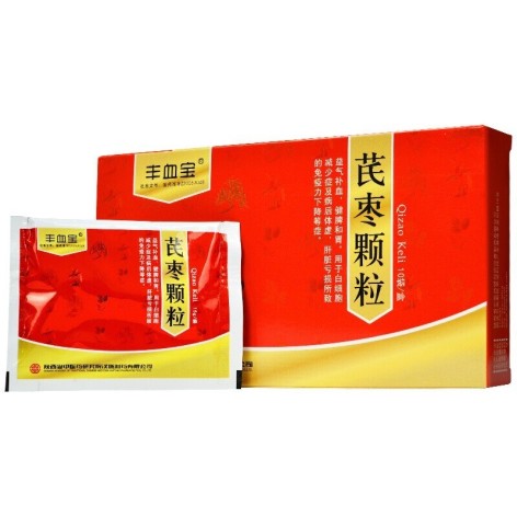 芪枣颗粒(丰血宝)包装侧面图2 芪枣颗粒(丰血宝)包装侧面图2