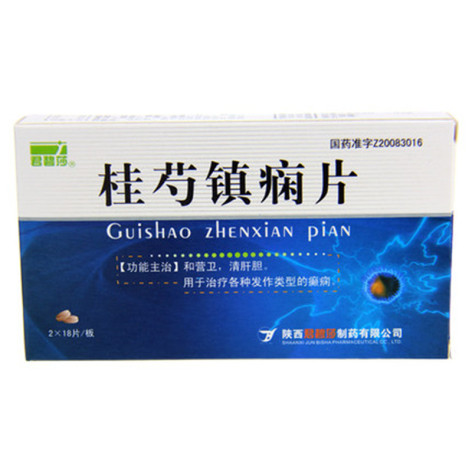 桂芍镇痫片(君碧莎)包装主图 桂芍镇痫片(君碧莎)包装主图