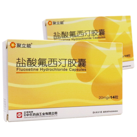盐酸氟西汀胶囊(聚立能)包装主图 盐酸氟西汀胶囊(聚立能)包装主图