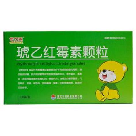 琥乙红霉素颗粒(笴力克)包装主图 琥乙红霉素颗粒(笴力克)包装主图