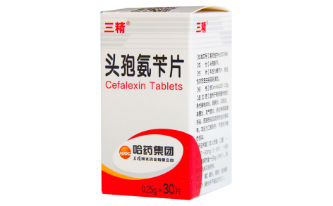 头孢氨苄片(三精)主图 头孢氨苄片(三精)主图