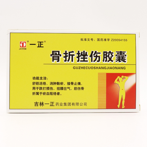 骨折挫伤胶囊(一正)包装主图 骨折挫伤胶囊(一正)包装主图