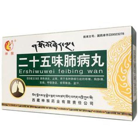 二十五味肺病丸(神猴)包装主图 二十五味肺病丸(神猴)包装主图