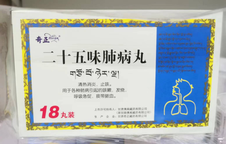 二十五味肺病丸(奇正)包装主图