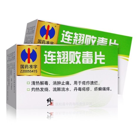 连翘败毒片(修正)包装主图 连翘败毒片(修正)包装主图