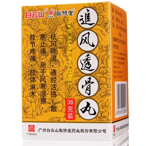 追风透骨丸(敬修堂)包装主图 追风透骨丸(敬修堂)包装主图