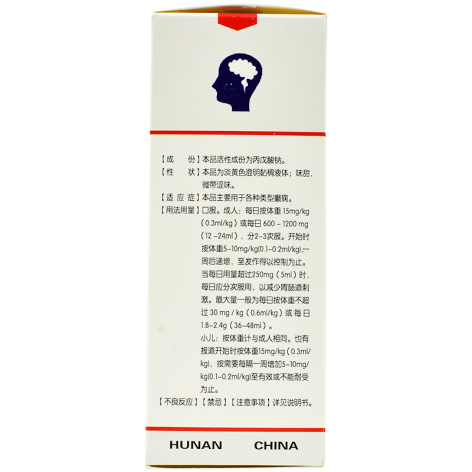 丙戊酸钠糖浆(宝庆)包装侧面图3 丙戊酸钠糖浆(宝庆)包装侧面图3