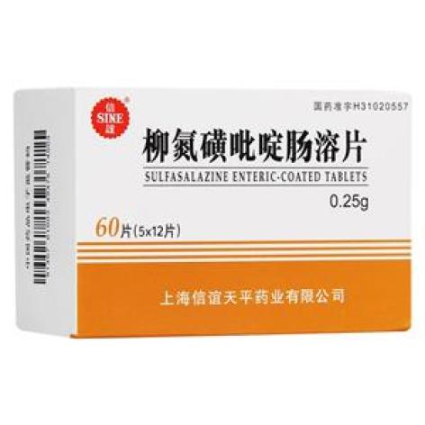 柳氮磺吡啶肠溶片(信谊)包装主图 柳氮磺吡啶肠溶片(信谊)包装主图