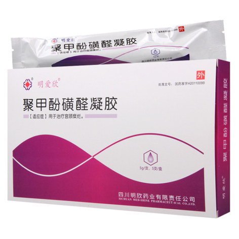 聚甲酚磺醛凝胶(明爱欣)包装主图 聚甲酚磺醛凝胶(明爱欣)包装主图