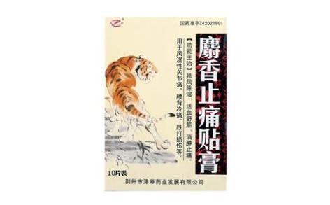 麝香止痛贴膏(津奉)主图 麝香止痛贴膏(津奉)主图