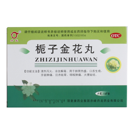 栀子金花丸(丹龙)包装主图 栀子金花丸(丹龙)包装主图