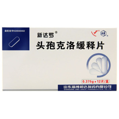 头孢克洛缓释片(新达罗)包装主图 头孢克洛缓释片(新达罗)包装主图