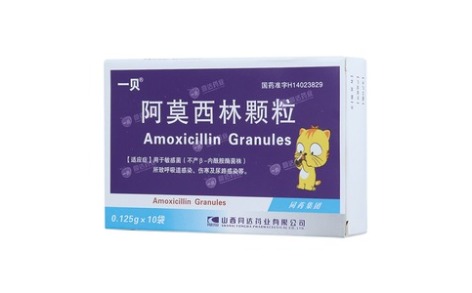 阿莫西林颗粒(一贝)主图 阿莫西林颗粒(一贝)主图