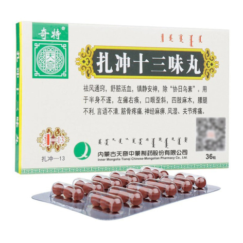 扎冲十三味丸(天奇)包装主图 扎冲十三味丸(天奇)包装主图