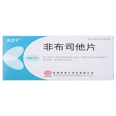 非布司他片(风定宁)包装侧面图2 非布司他片(风定宁)包装侧面图2