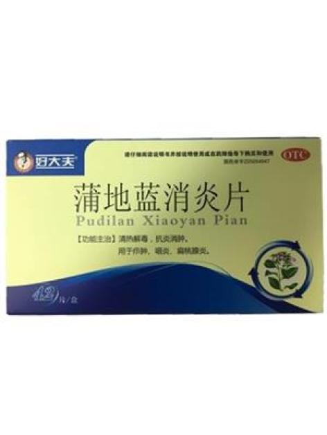 蒲地蓝消炎片(好大夫)包装主图