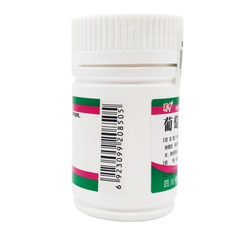 葡萄糖酸钙片(蜀中)包装侧面图3