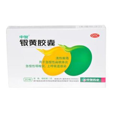 银黄胶囊(中智)包装主图