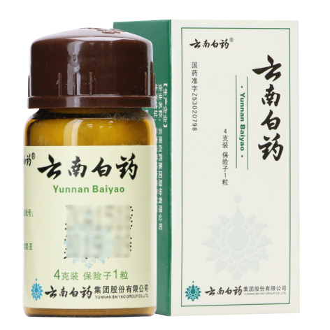 云南白药(云南白药)包装侧面图2 云南白药(云南白药)包装侧面图2