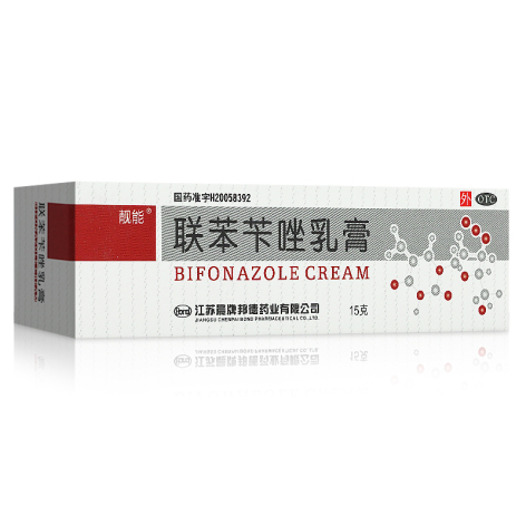 联苯苄唑乳膏(靓能)包装侧面图2 联苯苄唑乳膏(靓能)包装侧面图2