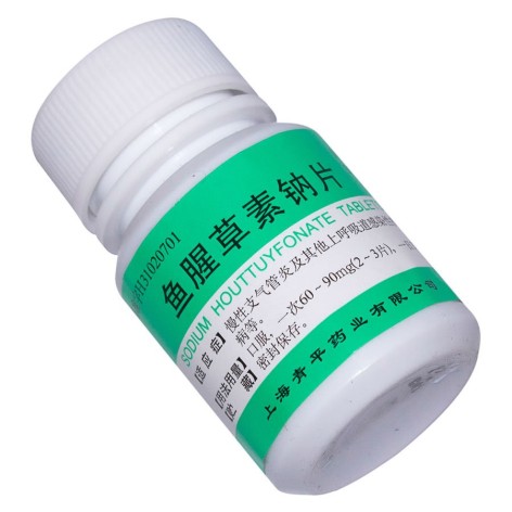 鱼腥草素钠片(青平)包装侧面图3 鱼腥草素钠片(青平)包装侧面图3