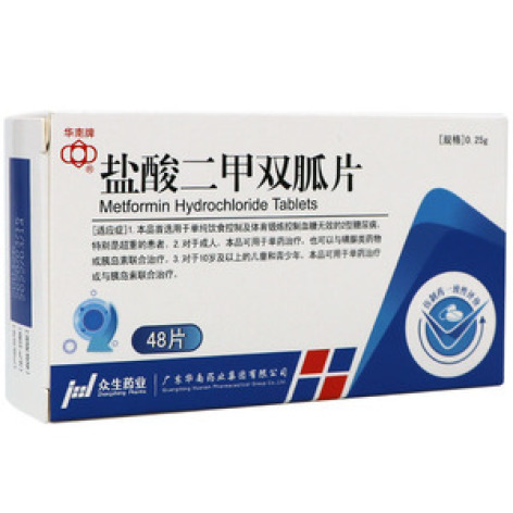 盐酸二甲双胍片()包装主图