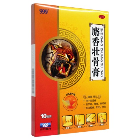 麝香壮骨膏(999)包装侧面图2 麝香壮骨膏(999)包装侧面图2
