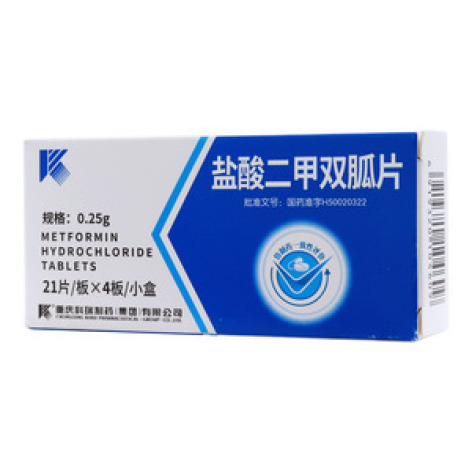 盐酸二甲双胍片()包装主图