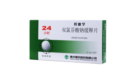 双氯芬酸钠缓释片(芬迪宁)主图 双氯芬酸钠缓释片(芬迪宁)主图