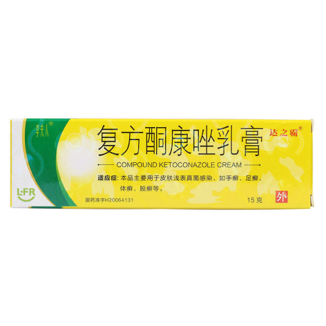 复方酮康唑乳膏(达之霸)包装侧面图2 复方酮康唑乳膏(达之霸)包装侧面图2