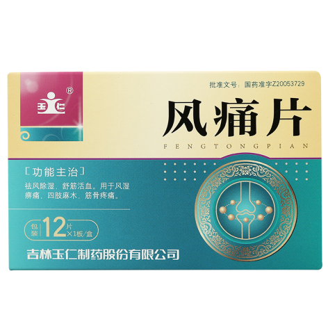 风痛片(玉仁)包装主图 风痛片(玉仁)包装主图