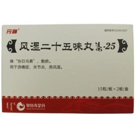 风湿二十五味丸(丹神)包装主图