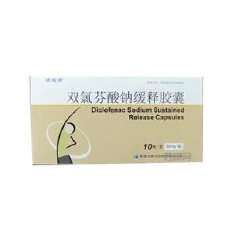 双氯芬酸钠缓释胶囊(润都)包装主图
