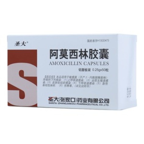 阿莫西林胶囊(圣大)包装主图