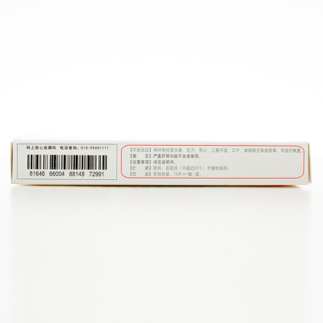 复方氨酚烷胺片(茂祥必克)包装侧面图4 复方氨酚烷胺片(茂祥必克)包装侧面图4