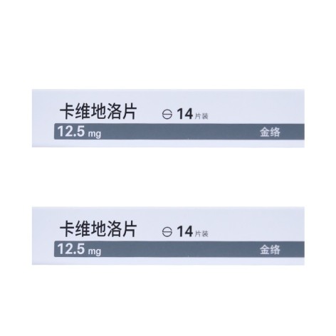 卡维地洛片(金络)包装侧面图4 卡维地洛片(金络)包装侧面图4