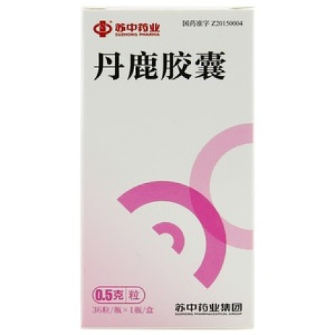 丹鹿胶囊(苏中药业)包装主图 丹鹿胶囊(苏中药业)包装主图