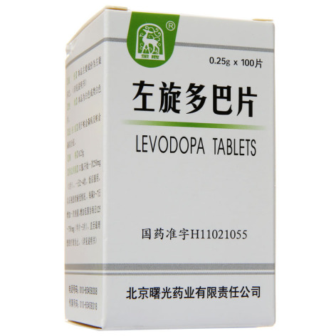 左旋多巴片(金鹿)包装主图 左旋多巴片(金鹿)包装主图