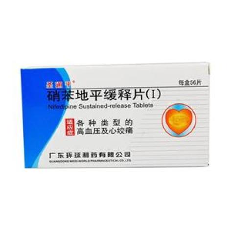 硝苯地平缓释片(Ⅰ)(圣通平)包装主图 硝苯地平缓释片(Ⅰ)(圣通平)包装主图