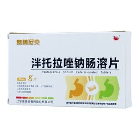 泮托拉唑钠肠溶片(泰美尼克)包装主图 泮托拉唑钠肠溶片(泰美尼克)包装主图